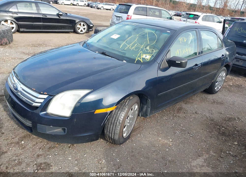 2008 FORD FUSION S VIN: 3FAHP06Z18R184239