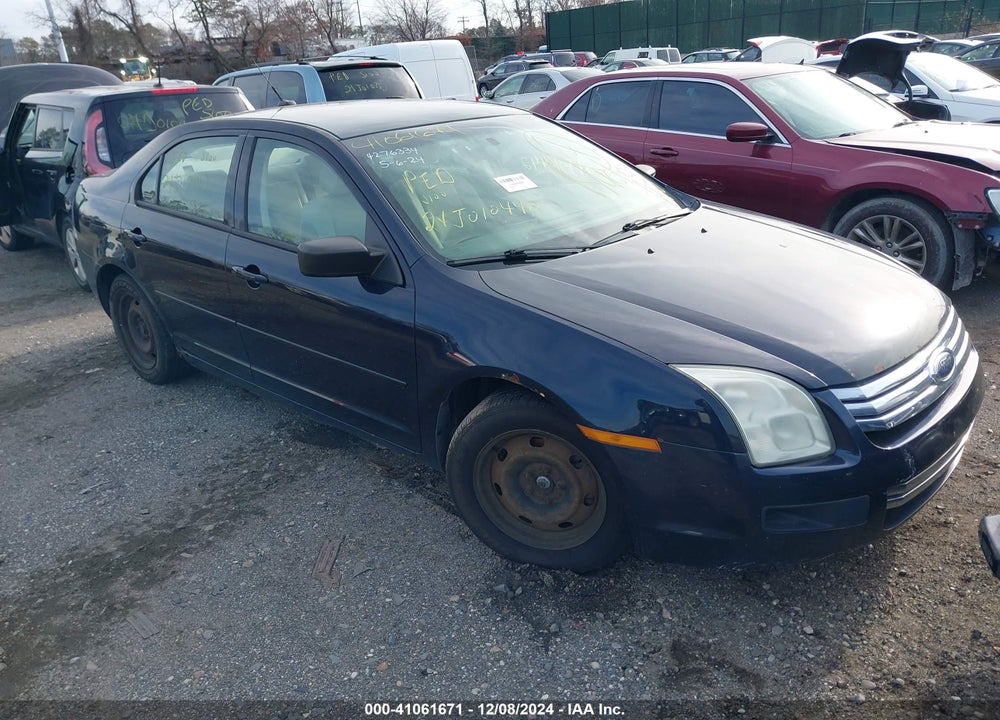 2008 FORD FUSION S VIN: 3FAHP06Z18R184239