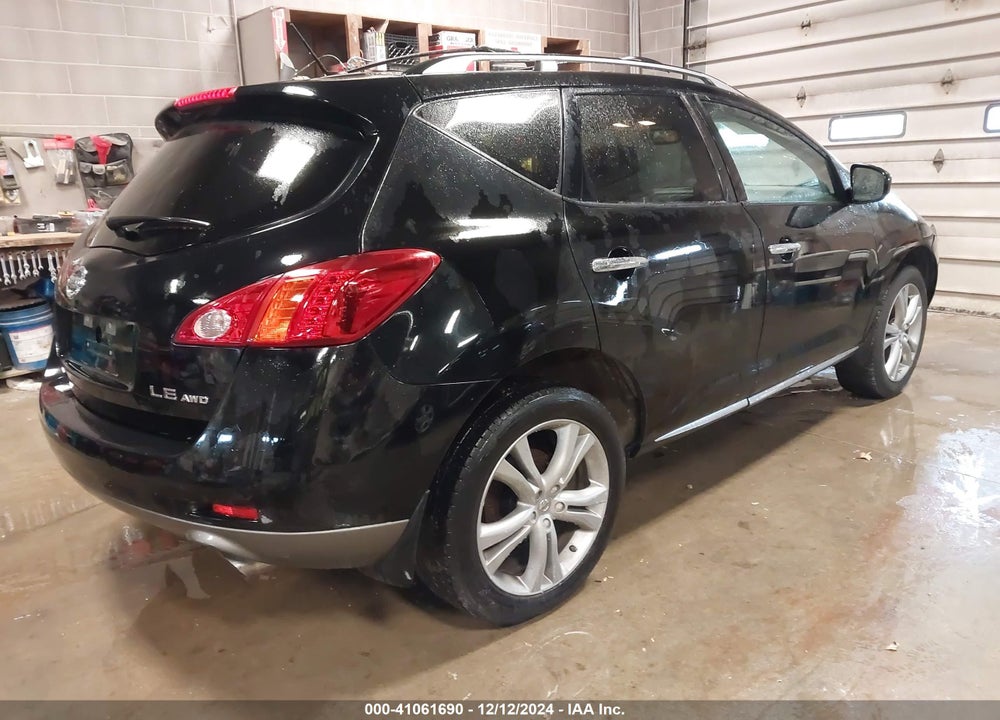 2009 NISSAN MURANO LE VIN: JN8AZ18W09W121182