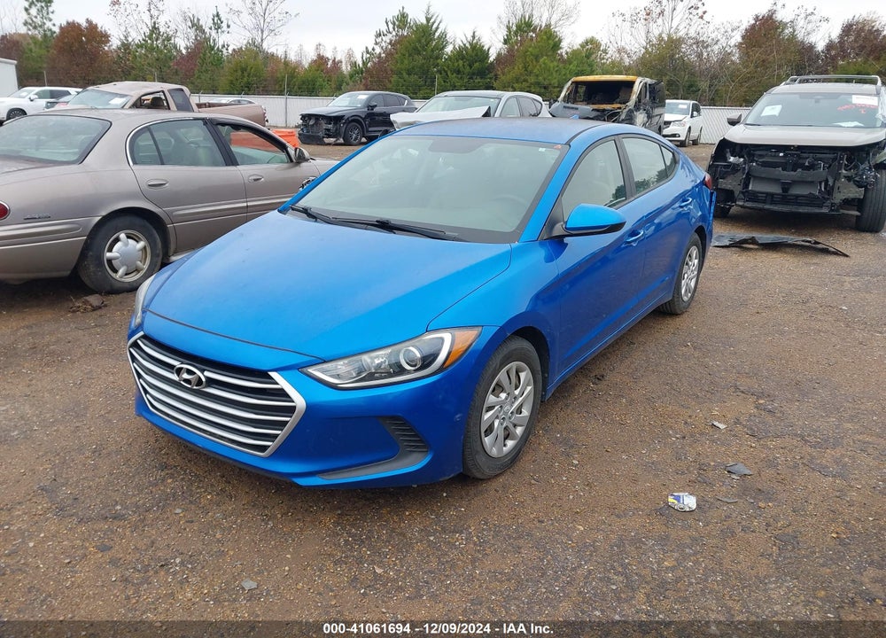 2017 HYUNDAI ELANTRA SE VIN: KMHD74LF2HU210359
