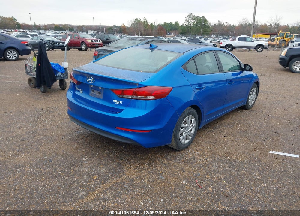 2017 HYUNDAI ELANTRA SE VIN: KMHD74LF2HU210359