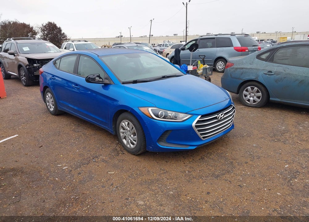 2017 HYUNDAI ELANTRA SE VIN: KMHD74LF2HU210359