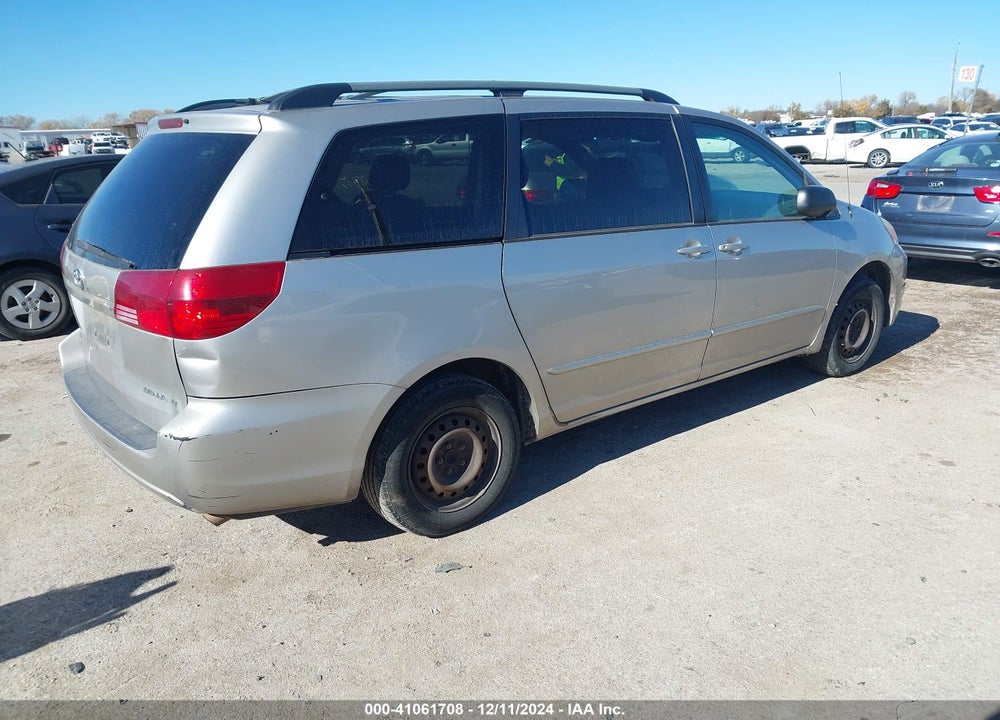 2004 TOYOTA SIENNA LE VIN: 5TDZA23C14S134623