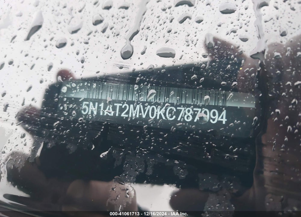 2019 NISSAN ROGUE SL VIN: 5N1AT2MV0KC787994