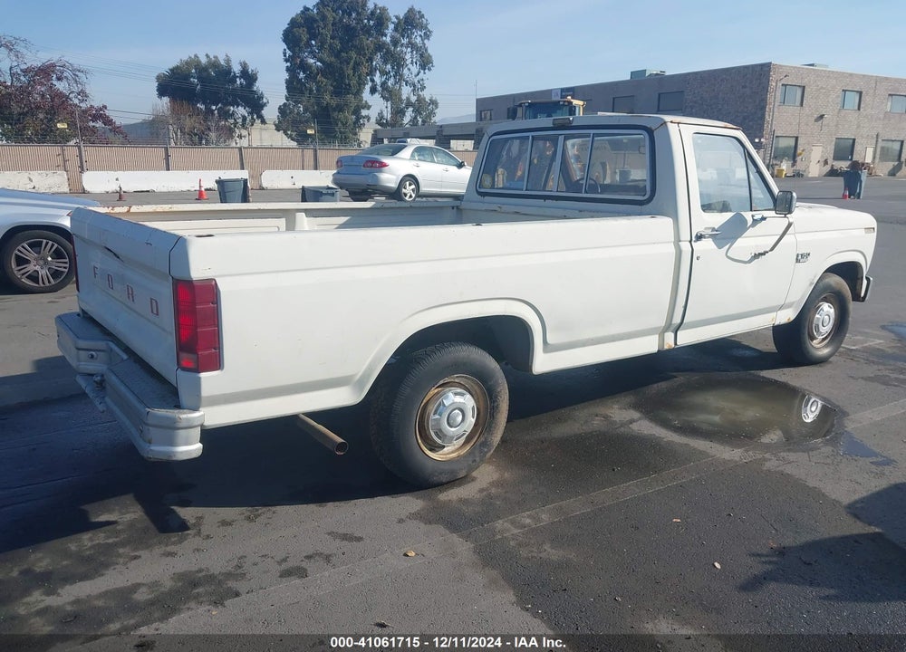 1986 FORD F150 VIN: 1FTDF15YXGNA02713