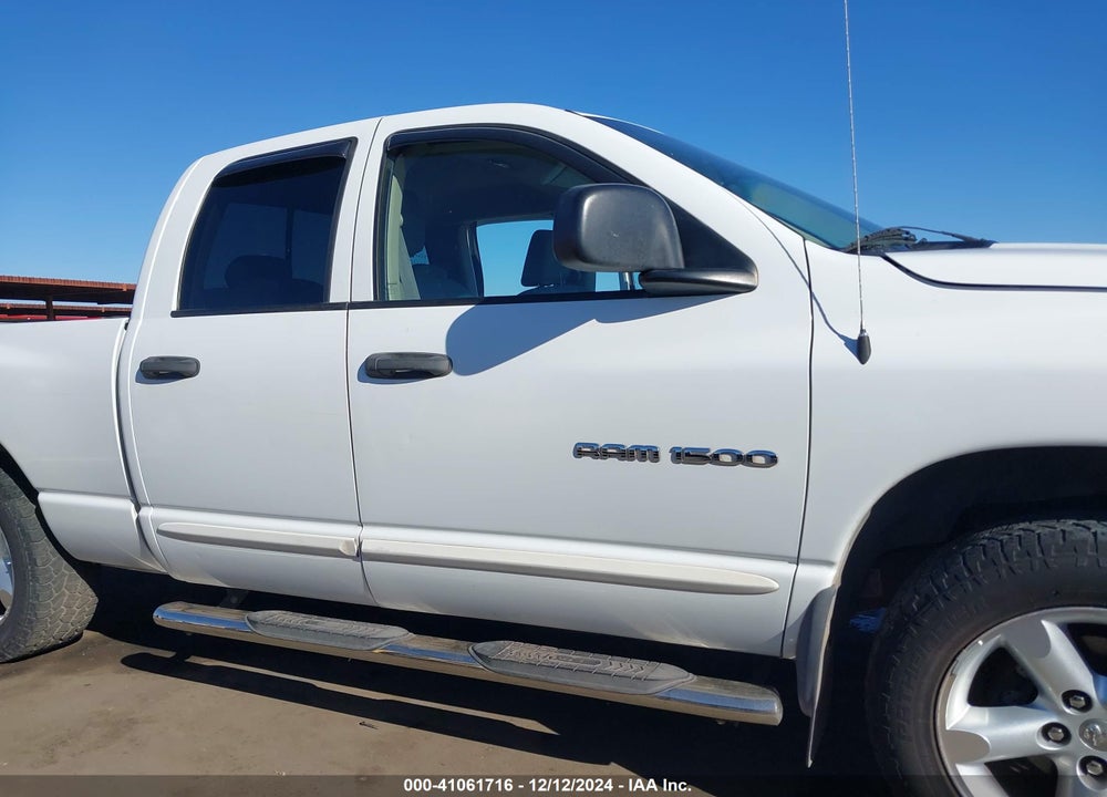 2007 DODGE RAM 1500 SLT VIN: 1D7HA18P27J501666