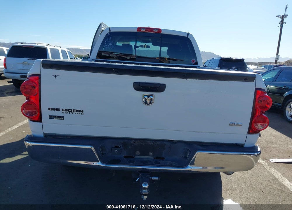 2007 DODGE RAM 1500 SLT VIN: 1D7HA18P27J501666