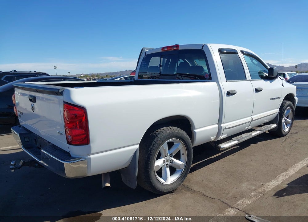 2007 DODGE RAM 1500 SLT VIN: 1D7HA18P27J501666
