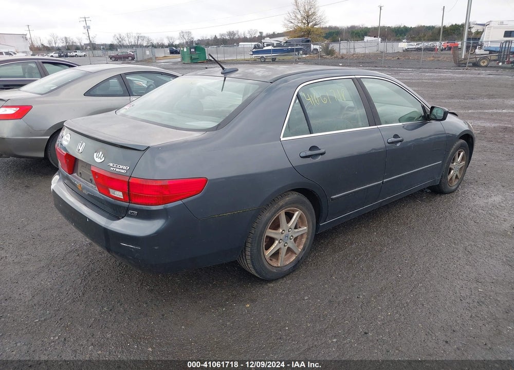 2005 HONDA ACCORD HYBRID IMA VIN: JHMCN36435C013534