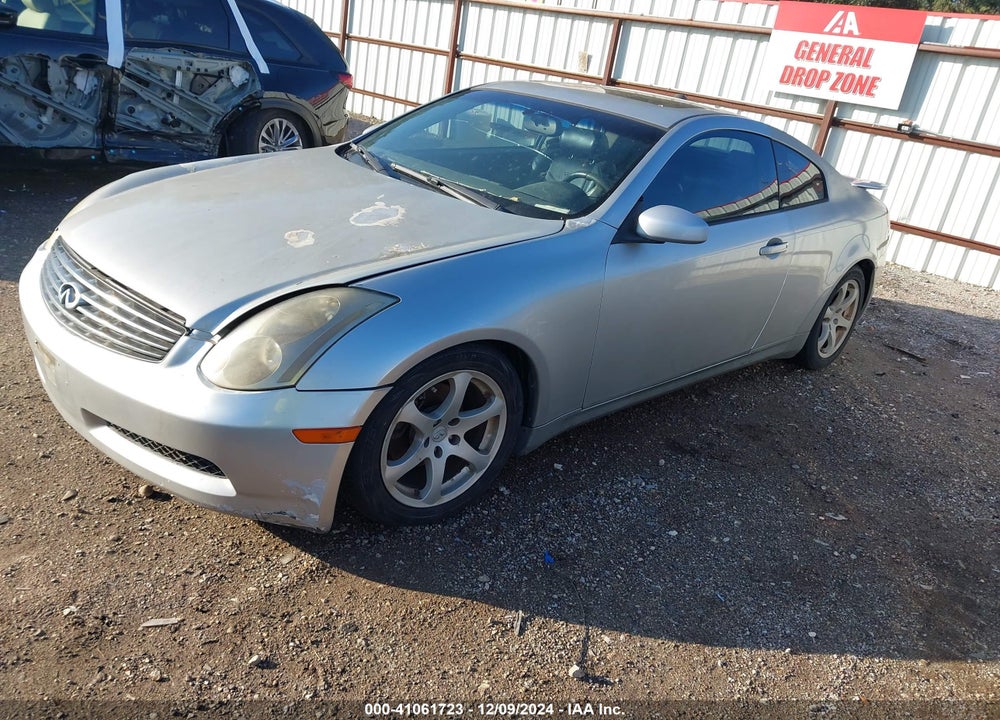 2003 INFINITI G35 BASE W/LEATHER VIN: JNKCV54E53M218836