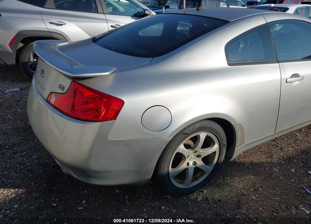2003 INFINITI G35 BASE W/LEATHER VIN: JNKCV54E53M218836