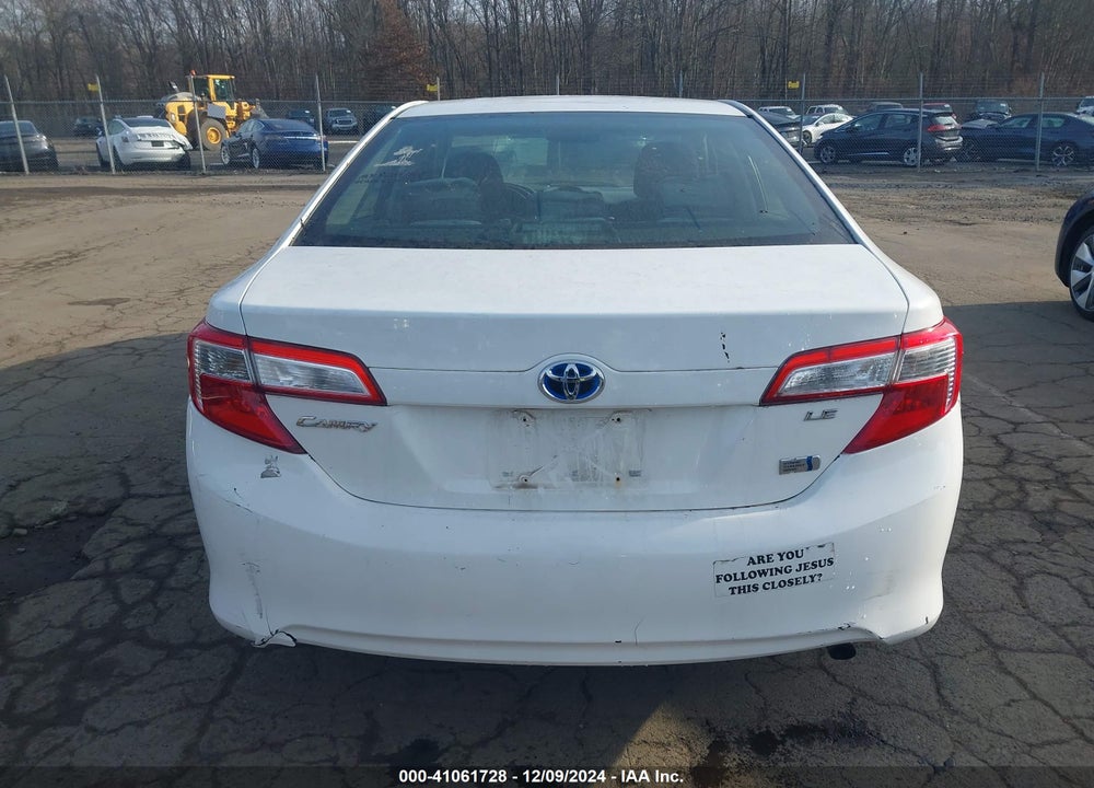 2014 TOYOTA CAMRY HYBRID LE VIN: 4T1BD1FK5EU100232