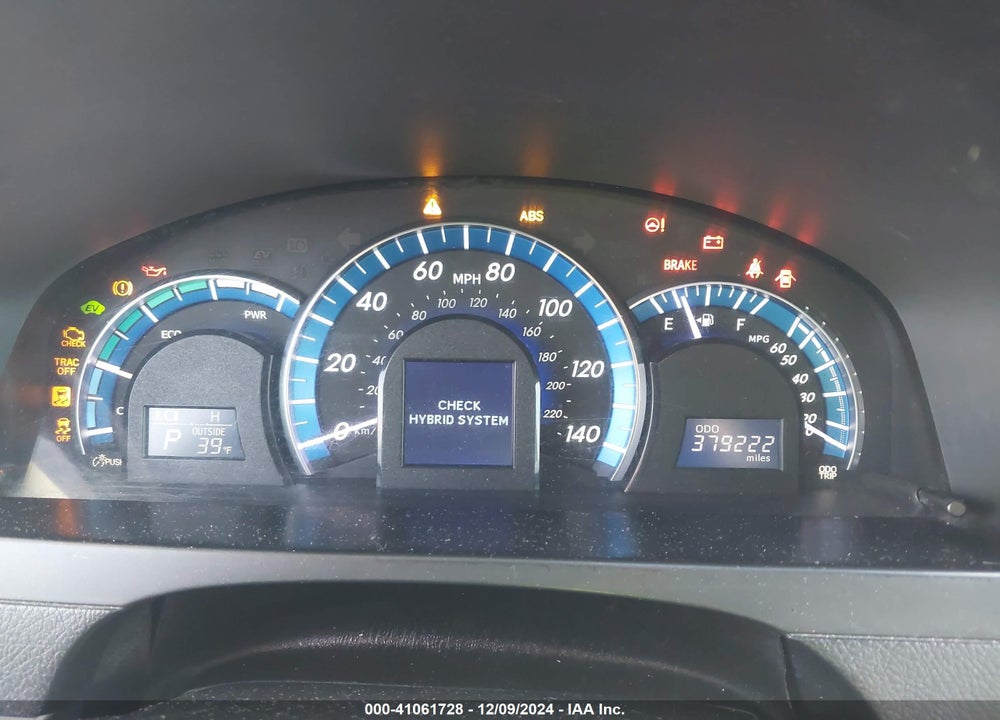 2014 TOYOTA CAMRY HYBRID LE VIN: 4T1BD1FK5EU100232