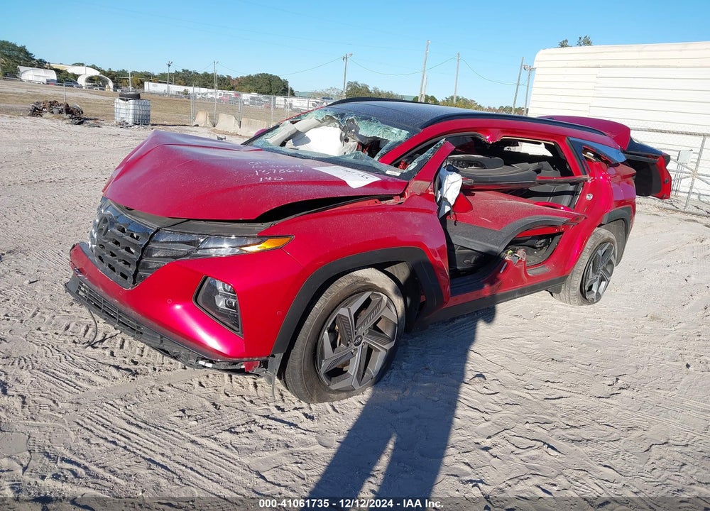 2022 HYUNDAI TUCSON LIMITED VIN: 5NMJECAE2NH154153