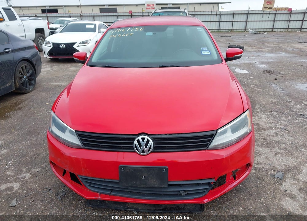 2012 VOLKSWAGEN JETTA 2.5L SE VIN: 3VWDX7AJ3CM357488