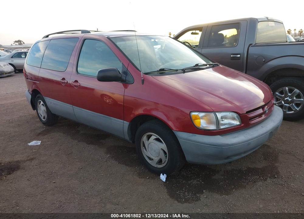 2000 TOYOTA SIENNA LE VIN: 4T3ZF13C5YU295587