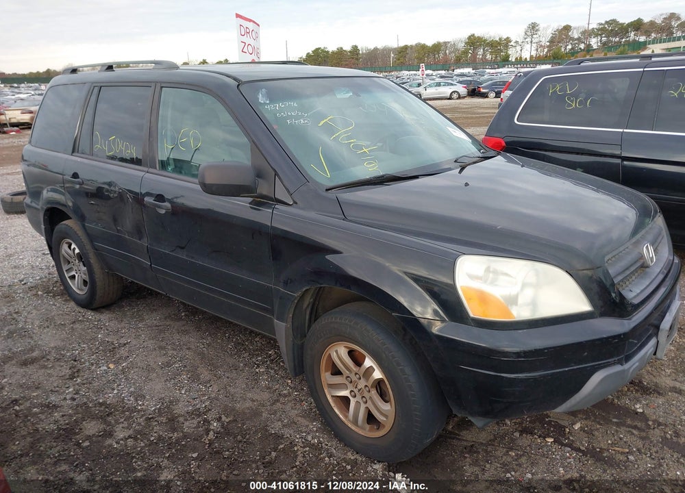 2003 HONDA PILOT EX VIN: 2HKYF18403H611037
