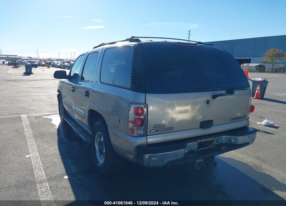 2000 CHEVROLET TAHOE ALL NEW LS VIN: 1GNEC13T3YJ129310