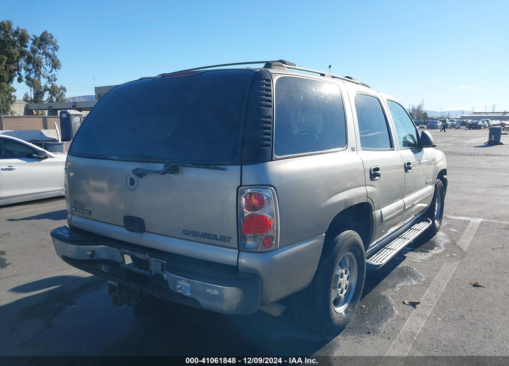2000 CHEVROLET TAHOE ALL NEW LS VIN: 1GNEC13T3YJ129310