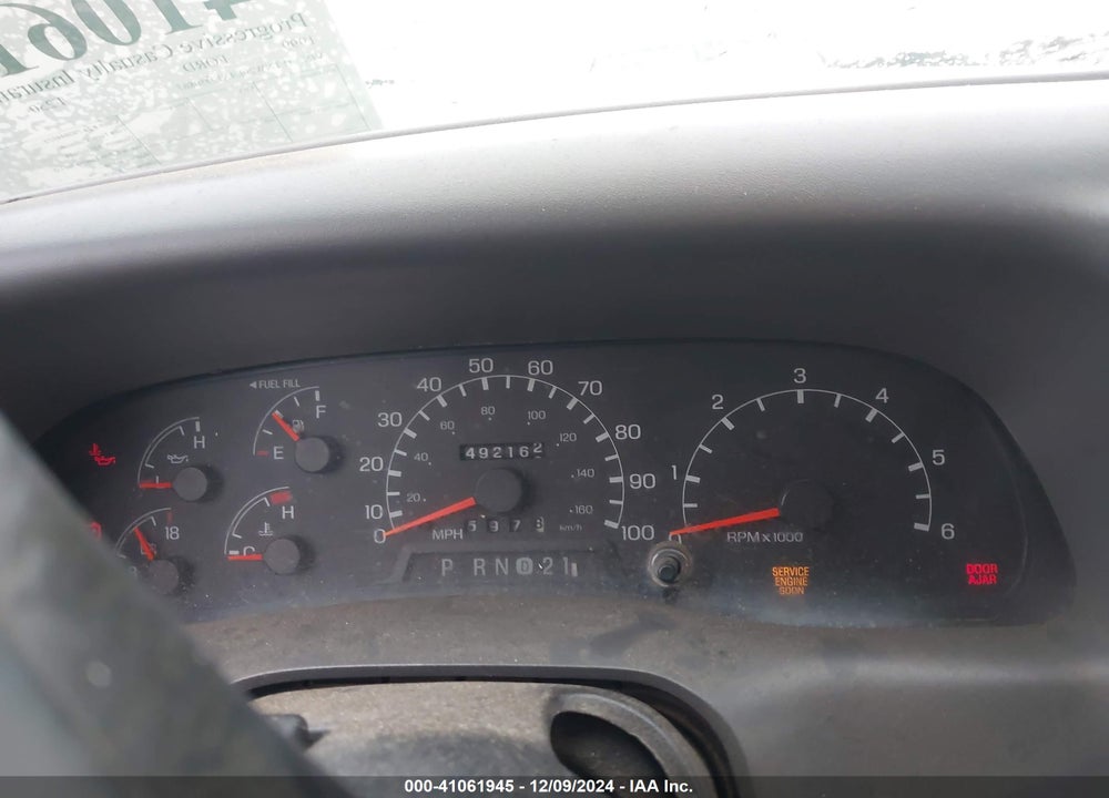 1999 FORD F-250 LARIAT/XL/XLT VIN: 1FTNW20L4XED50867