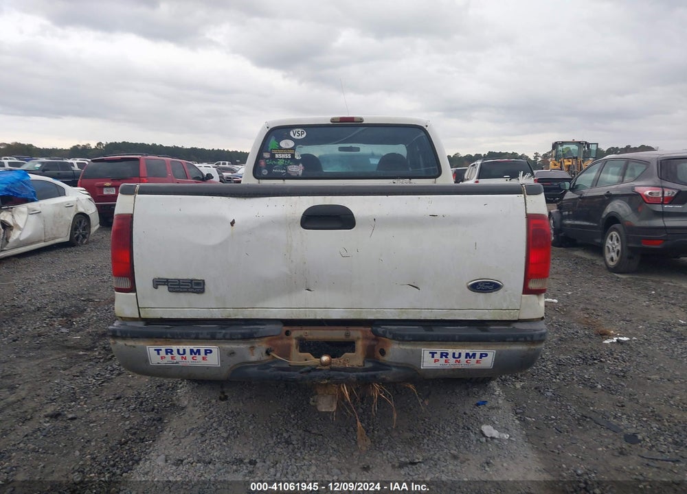 1999 FORD F-250 LARIAT/XL/XLT VIN: 1FTNW20L4XED50867