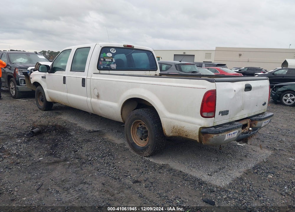1999 FORD F-250 LARIAT/XL/XLT VIN: 1FTNW20L4XED50867