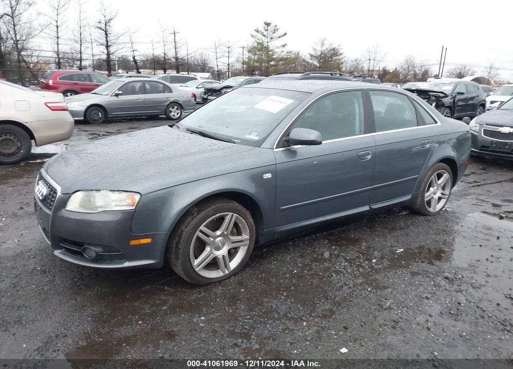 2008 AUDI A4 2.0T/2.0T SPECIAL EDITION VIN: WAUDF78E38A138272