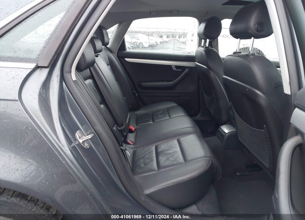 2008 AUDI A4 2.0T/2.0T SPECIAL EDITION VIN: WAUDF78E38A138272