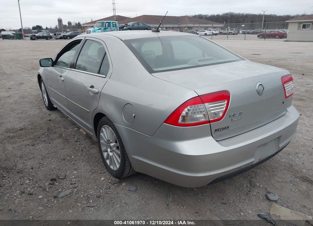 2007 MERCURY MILAN I4 PREMIER VIN: 3MEHM08Z77R646588