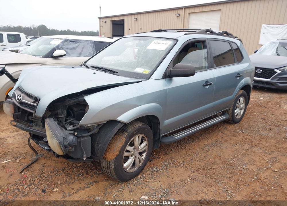 2009 HYUNDAI TUCSON GLS VIN: KM8JM12B69U038699