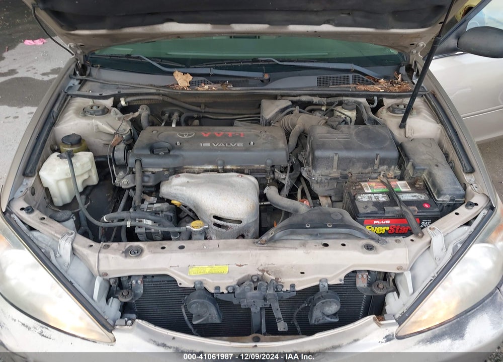 2004 TOYOTA CAMRY LE VIN: 4T1BE32K24U339038