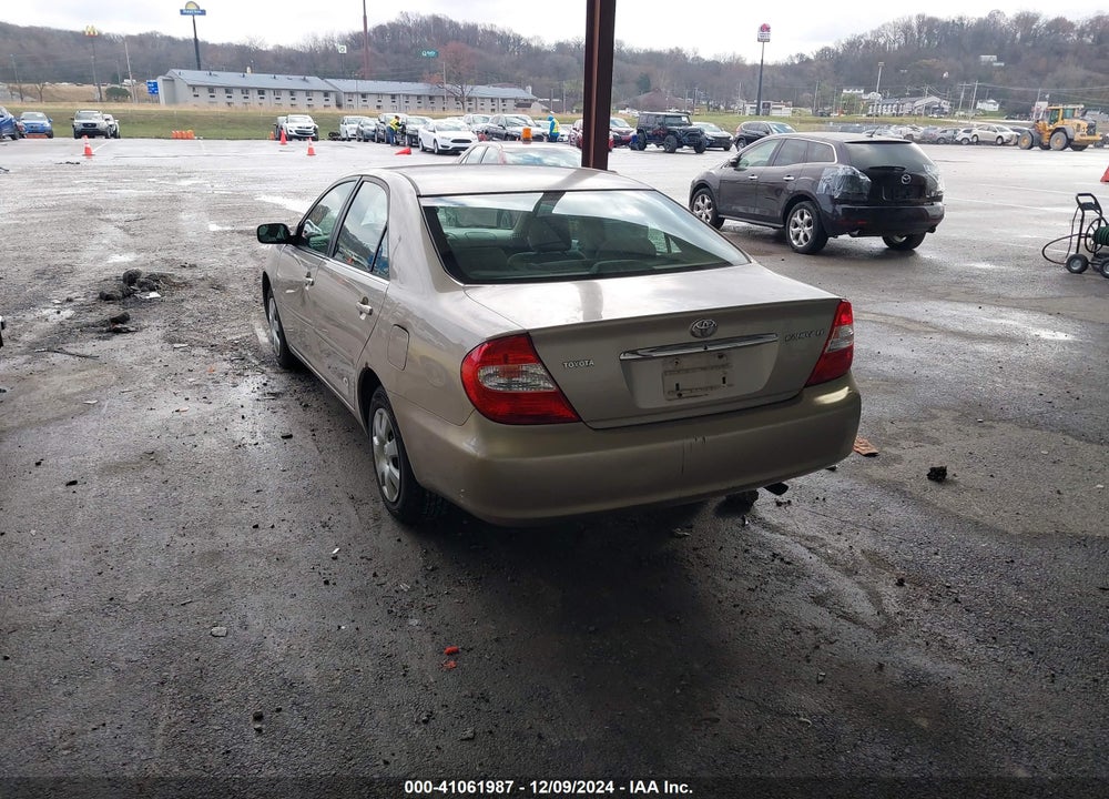 2004 TOYOTA CAMRY LE VIN: 4T1BE32K24U339038