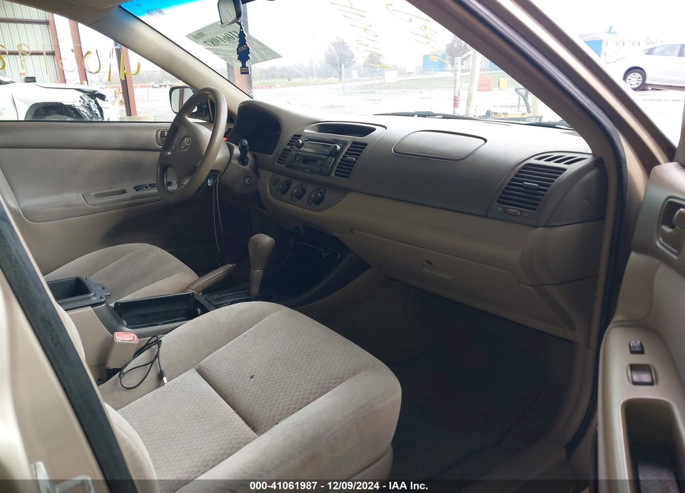 2004 TOYOTA CAMRY LE VIN: 4T1BE32K24U339038