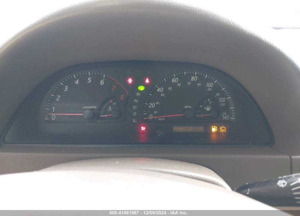 2004 TOYOTA CAMRY LE VIN: 4T1BE32K24U339038