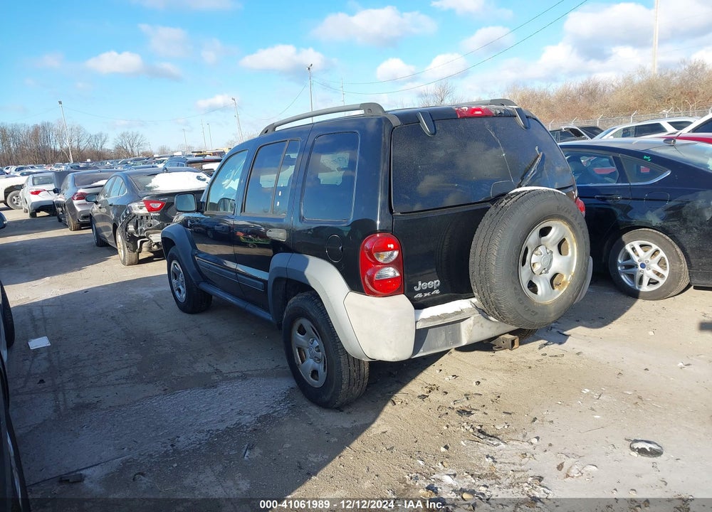 2007 JEEP LIBERTY SPORT VIN: 1J4GL48K07W538234