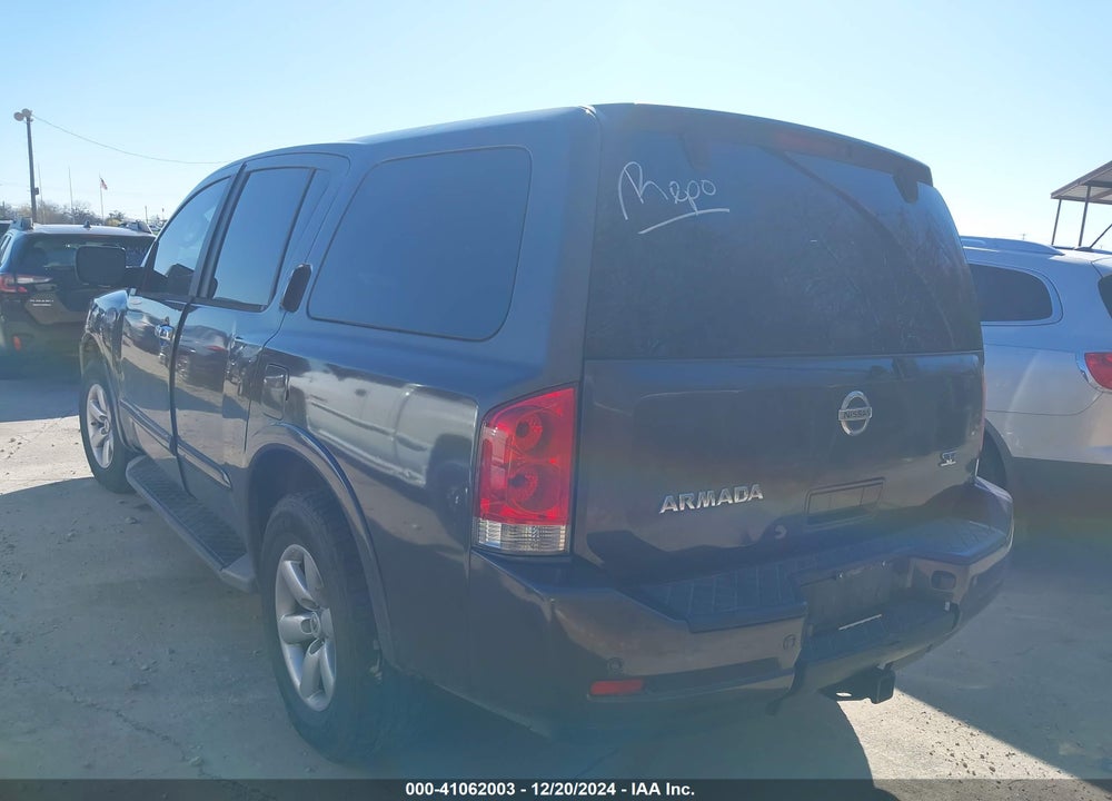 2008 NISSAN ARMADA SE VIN: 5N1AA08DX8N611060