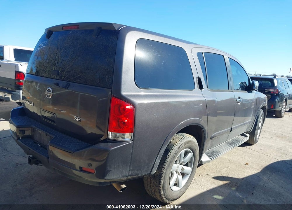 2008 NISSAN ARMADA SE VIN: 5N1AA08DX8N611060