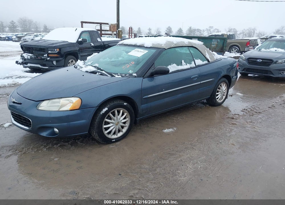 2002 CHRYSLER SEBRING LXI VIN: 1C3EL55R92N192210