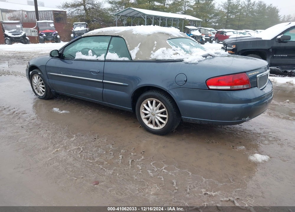 2002 CHRYSLER SEBRING LXI VIN: 1C3EL55R92N192210