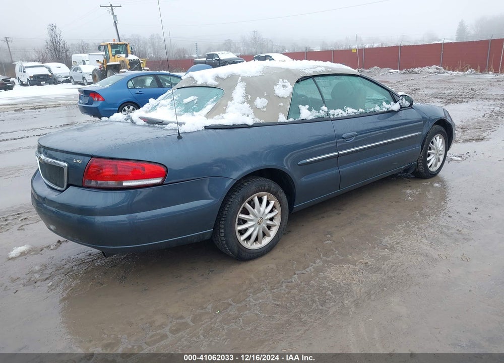2002 CHRYSLER SEBRING LXI VIN: 1C3EL55R92N192210