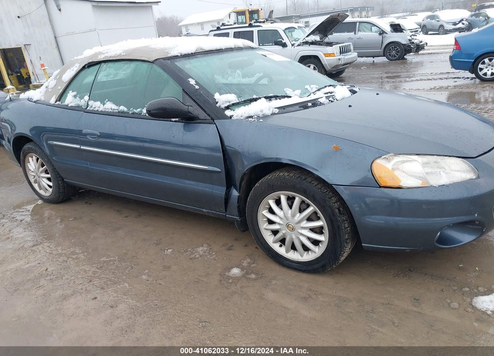 2002 CHRYSLER SEBRING LXI VIN: 1C3EL55R92N192210