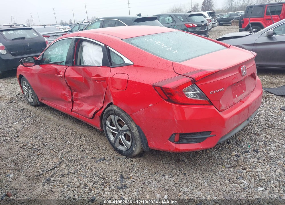 2018 HONDA CIVIC LX VIN: 2HGFC2F52JH591477