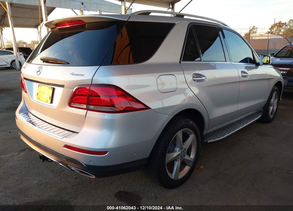 2017 MERCEDES-BENZ GLE 350 4MATIC VIN: 4JGDA5HB4HA874936