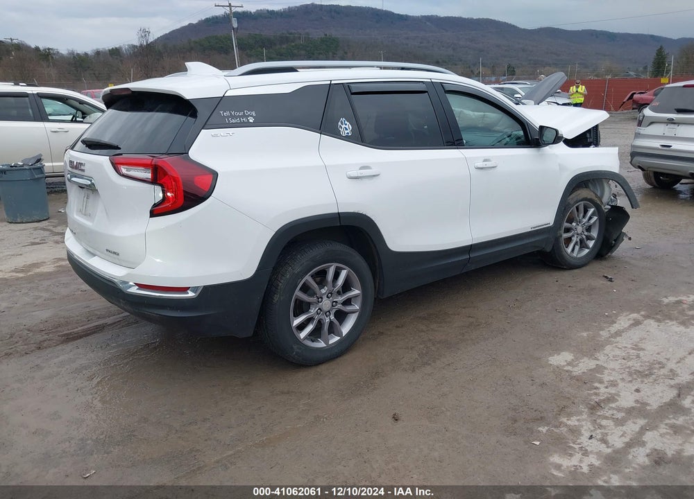 2022 GMC TERRAIN AWD SLT VIN: 3GKALVEV4NL204182