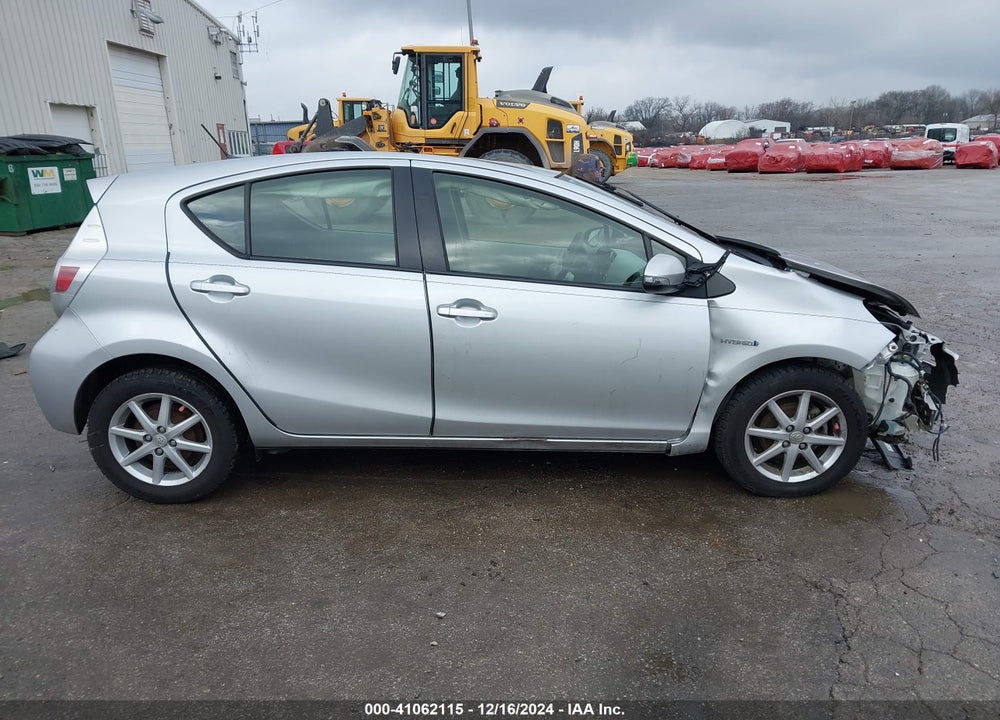 2012 TOYOTA PRIUS C THREE VIN: JTDKDTB34C1017369