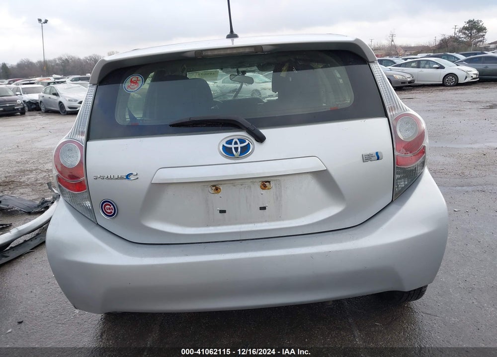 2012 TOYOTA PRIUS C THREE VIN: JTDKDTB34C1017369