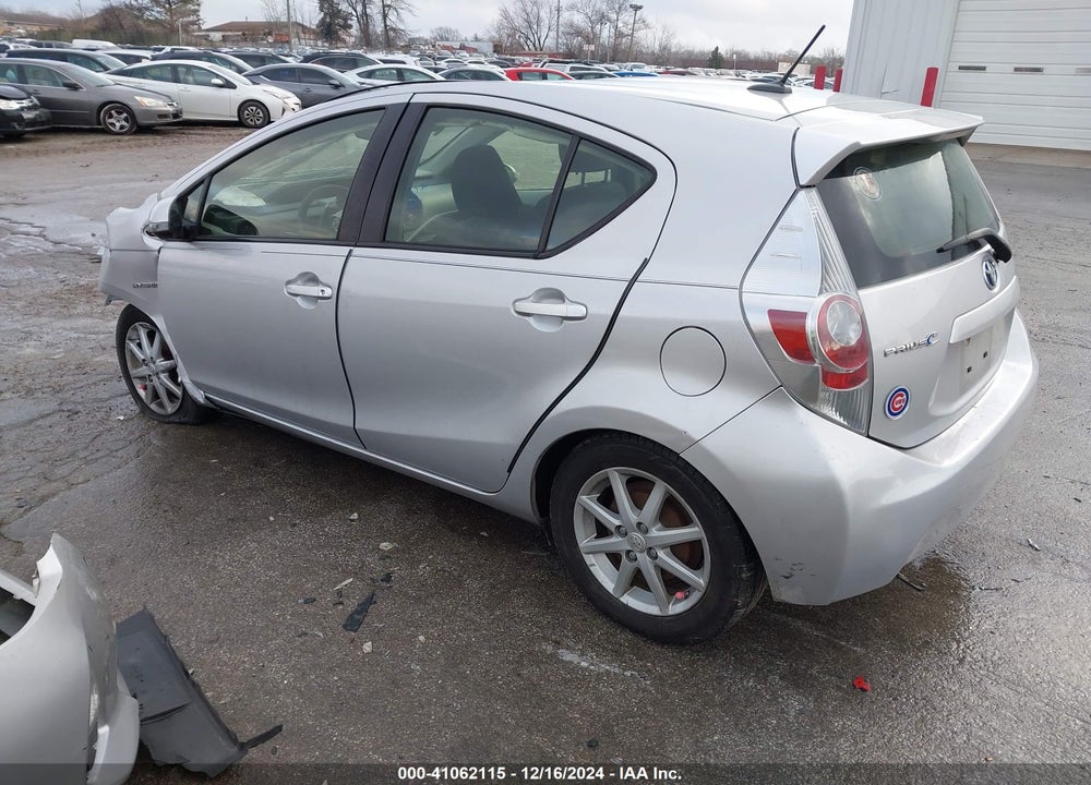 2012 TOYOTA PRIUS C THREE VIN: JTDKDTB34C1017369