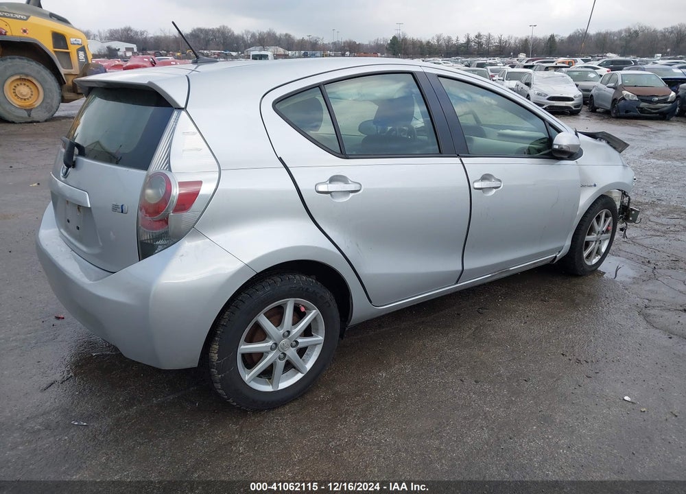 2012 TOYOTA PRIUS C THREE VIN: JTDKDTB34C1017369