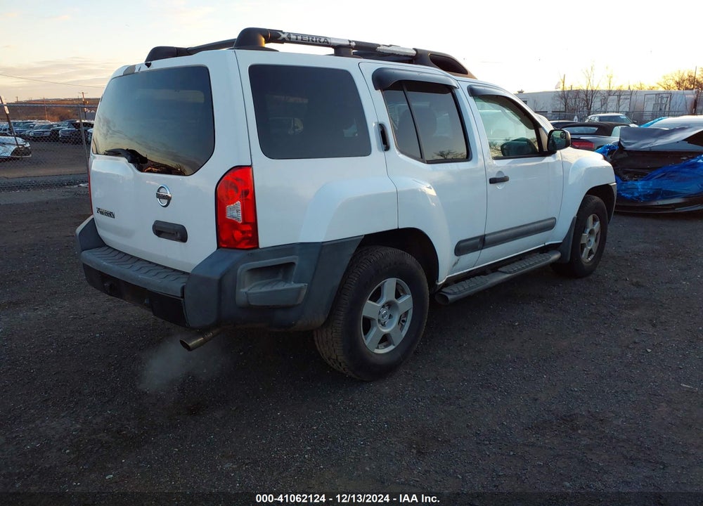 2005 NISSAN XTERRA S VIN: 5N1AN08W15C636331