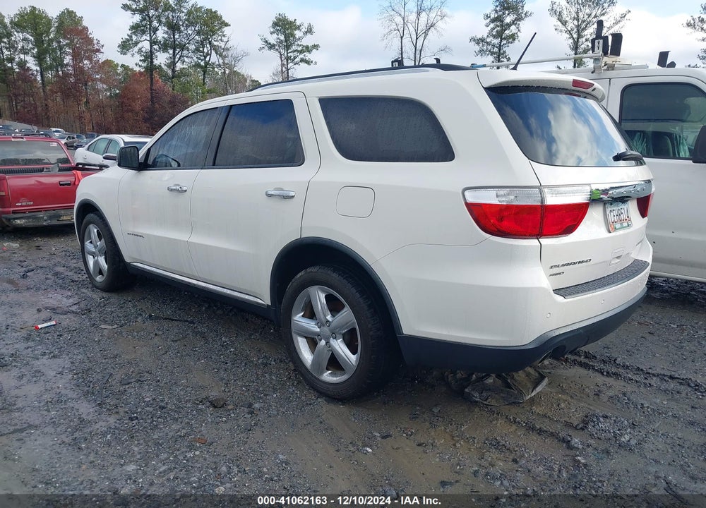 2011 DODGE DURANGO CITADEL VIN: 1D4SE5GT0BC661443